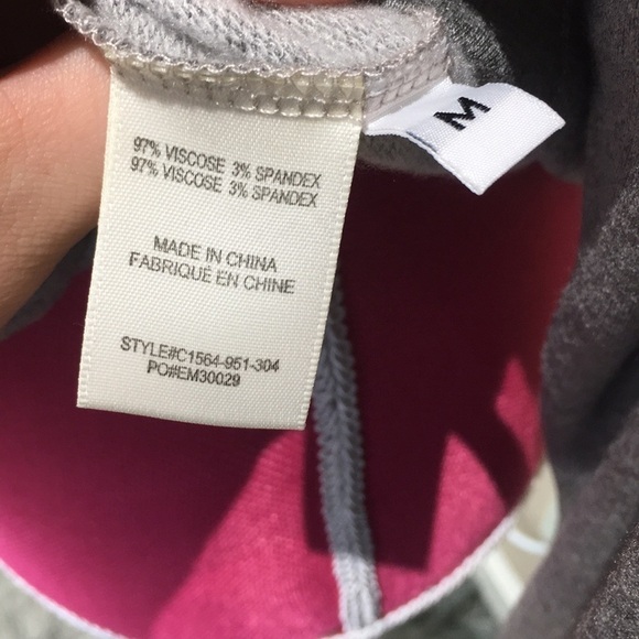 Cloth and Stone Knotted Hooded Sweatshirt Gray M - Picture 6 of 8